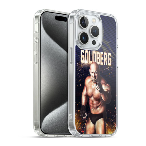 WWE Superstars Goldberg Soft Gel Case for Apple iPhone 15 Pro & MagSafe