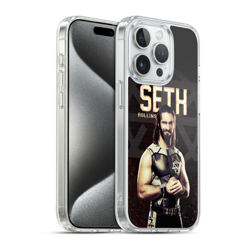 WWE Superstars Seth Rollins Soft Gel Case for Apple iPhone 15 Pro & MagSafe