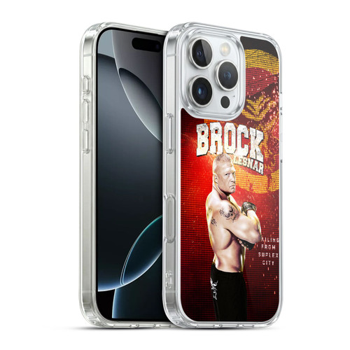WWE Superstars Brock Lesnar Soft Gel Case for Apple iPhone 16 Pro & MagSafe