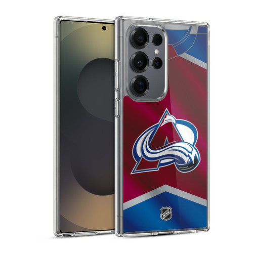NHL Colorado Avalanche Jersey Soft Gel Case for Samsung Galaxy S25 Ultra & MagSafe