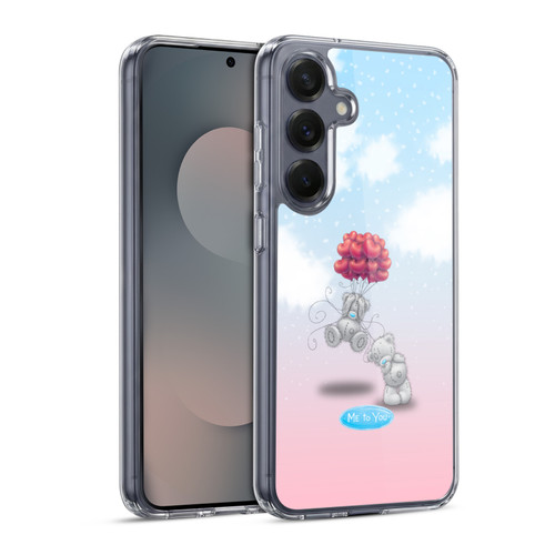 Me To You Classic Tatty Teddy Heart Balloons Soft Gel Case for Samsung Galaxy S25 & MagSafe