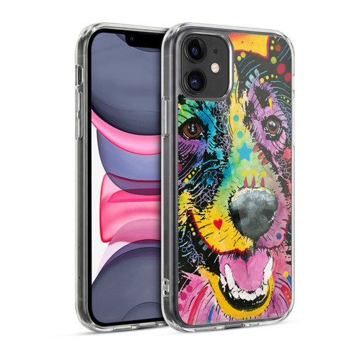 Dean Russo Dogs Smiling Collie Soft Gel Case for Apple iPhone 11