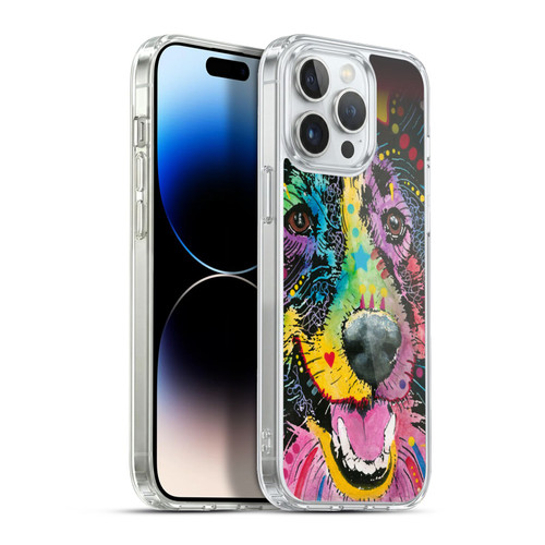 Dean Russo Dogs Smiling Collie Soft Gel Case for Apple iPhone 13 Pro Max & MagSafe