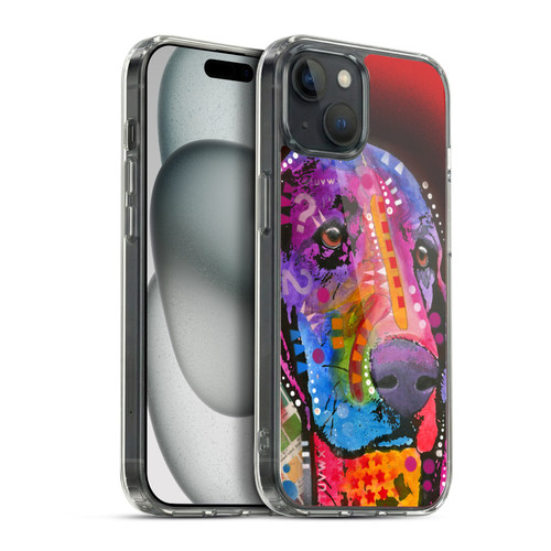 Dean Russo Dogs Basset Hound Soft Gel Case for Apple iPhone 15 Plus & MagSafe