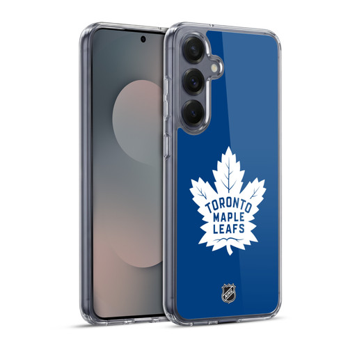 NHL Toronto Maple Leafs Plain Soft Gel Case for Samsung Galaxy S25+ & MagSafe