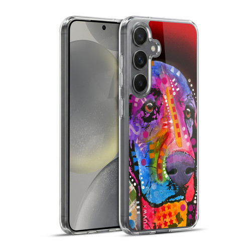 Dean Russo Dogs Basset Hound Soft Gel Case for Samsung Galaxy S24+ 5G & MagSafe