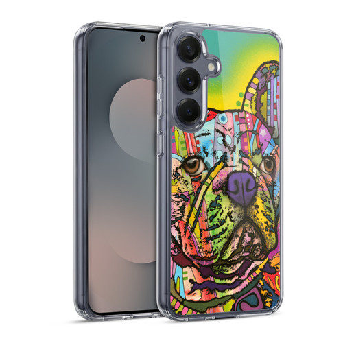 Dean Russo Dogs French Bulldog Soft Gel Case for Samsung Galaxy S25 & MagSafe