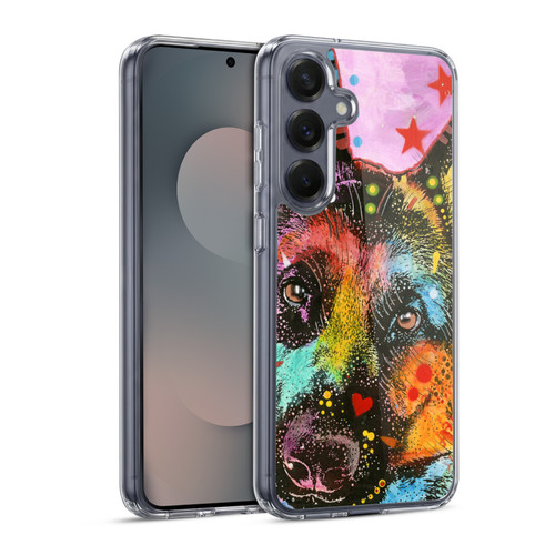 Dean Russo Dogs German Shepherd Soft Gel Case for Samsung Galaxy S25 & MagSafe