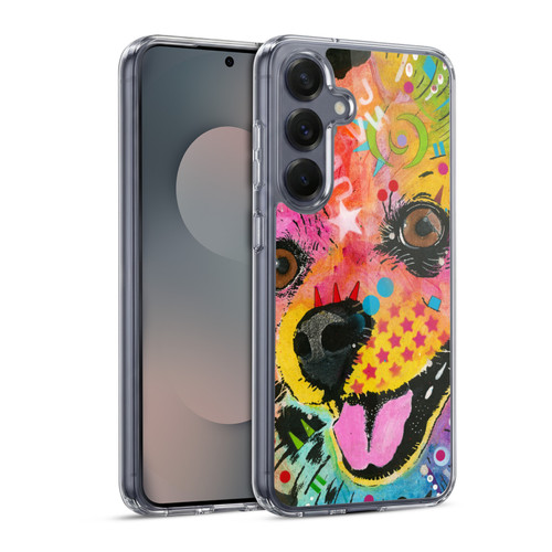 Dean Russo Dogs Pomeranian Soft Gel Case for Samsung Galaxy S25 & MagSafe