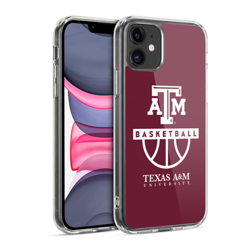 Texas A&M University TAMU Texas A&m University Texas A&M Basketball Soft Gel Case for Apple iPhone 11