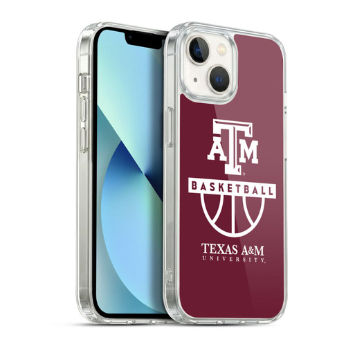 Texas A&M University TAMU Texas A&m University Texas A&M Basketball Soft Gel Case for Apple iPhone 13