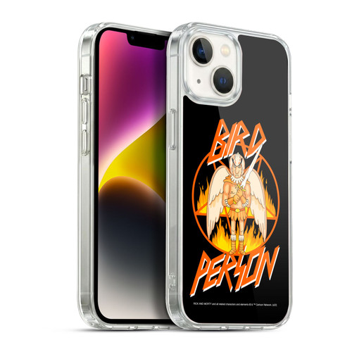 Rick And Morty Season 1 & 2 Graphics Birdperson Soft Gel Case for Apple iPhone 14