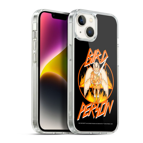 Rick And Morty Season 1 & 2 Graphics Birdperson Soft Gel Case for Apple iPhone 14 Plus & MagSafe
