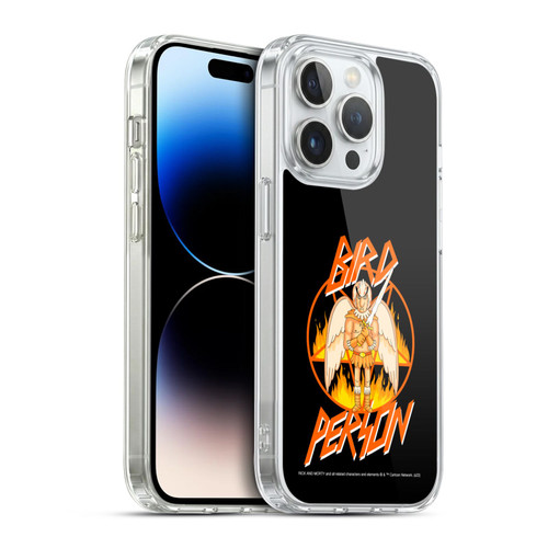 Rick And Morty Season 1 & 2 Graphics Birdperson Soft Gel Case for Apple iPhone 14 Pro & MagSafe