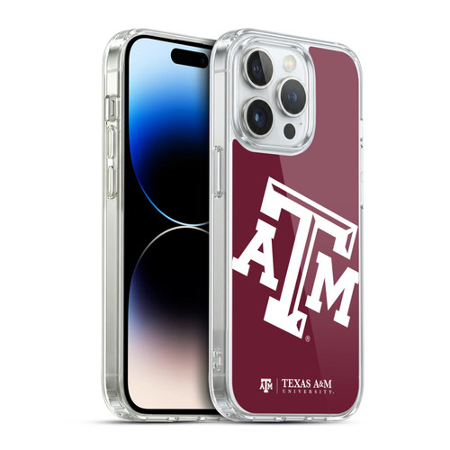Texas A&M University TAMU Texas A&m University Oversized Soft Gel Case for Apple iPhone 14 Pro & MagSafe
