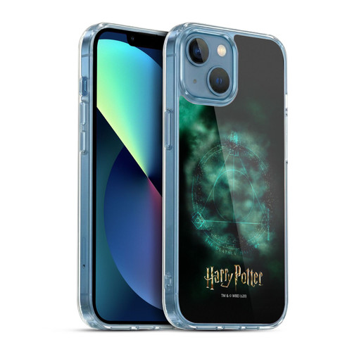 Harry Potter Deathly Hallows XXXV Triangle Symbol Soft Gel Case for Apple iPhone 13 Mini & MagSafe