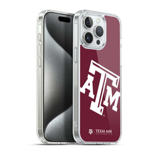Texas A&M University TAMU Texas A&m University Oversized Soft Gel Case for Apple iPhone 15 Pro Max & MagSafe