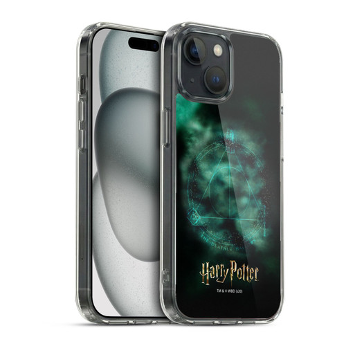 Harry Potter Deathly Hallows XXXV Triangle Symbol Soft Gel Case for Apple iPhone 15 & MagSafe