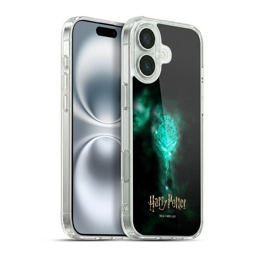 Harry Potter Deathly Hallows XXXV Hogwarts Crest Soft Gel Case for Apple iPhone 16 Plus & MagSafe