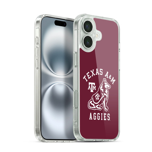 Texas A&M University TAMU Texas A&m University Aggies Soft Gel Case for Apple iPhone 16 Plus & MagSafe