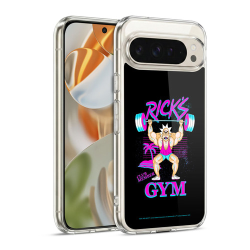 Rick And Morty Season 1 & 2 Graphics Rick's Gym Soft Gel Case for Google Pixel 9 / Pixel 9 Pro