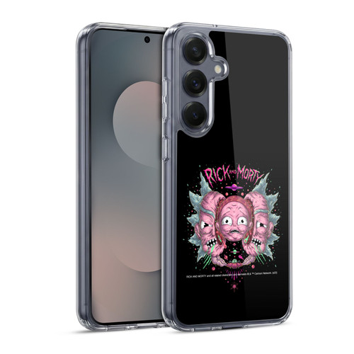 Rick And Morty Season 1 & 2 Graphics Intergalactic Escapades Soft Gel Case for Samsung Galaxy S25 & MagSafe
