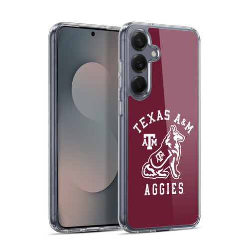Texas A&M University TAMU Texas A&m University Aggies Soft Gel Case for Samsung Galaxy S25+ & MagSafe