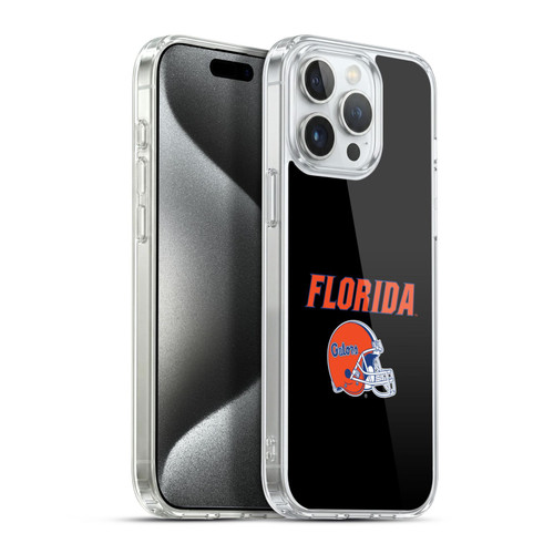 University Of Florida UF University Of Florida Helmet Logotype Soft Gel Case for Apple iPhone 15 Pro Max & MagSafe