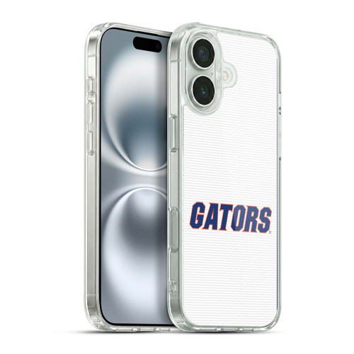 University Of Florida UF University Of Florida Baseball Jersey Soft Gel Case for Apple iPhone 16 Plus & MagSafe