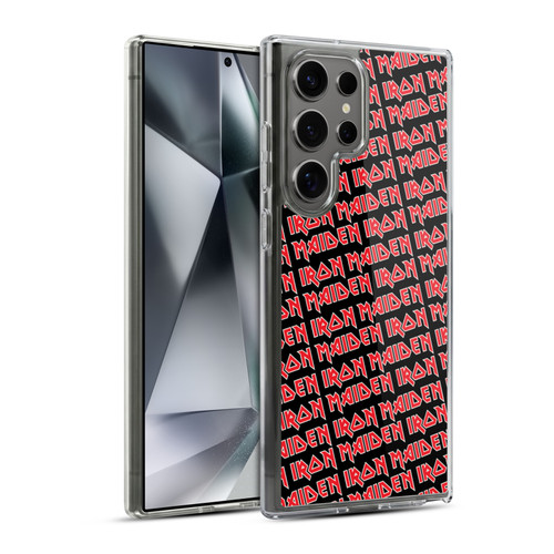 Iron Maiden Graphics Logo Pattern Soft Gel Case for Samsung Galaxy S24 Ultra 5G & MagSafe