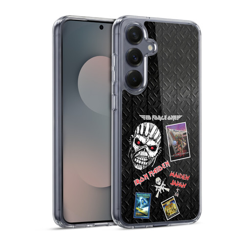 Iron Maiden Graphics Collage Soft Gel Case for Samsung Galaxy S25 & MagSafe