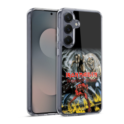 Iron Maiden Graphics The Number Of The Beast Soft Gel Case for Samsung Galaxy S25 & MagSafe