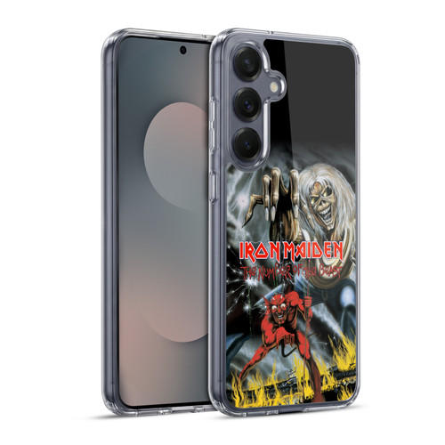 Iron Maiden Graphics The Number Of The Beast Soft Gel Case for Samsung Galaxy S25+ & MagSafe