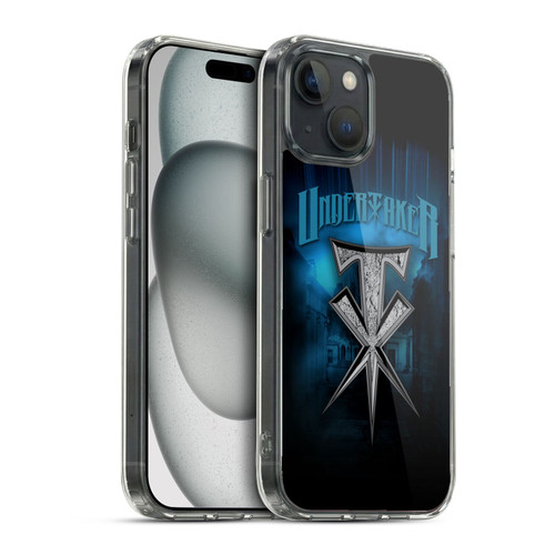 WWE The Undertaker Stone Cross Soft Gel Case for Apple iPhone 15 & MagSafe
