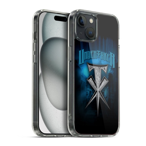 WWE The Undertaker Stone Cross Soft Gel Case for Apple iPhone 15 Plus & MagSafe