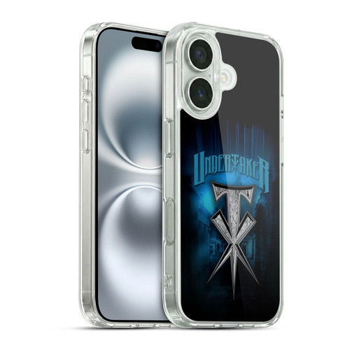 WWE The Undertaker Stone Cross Soft Gel Case for Apple iPhone 16 & MagSafe