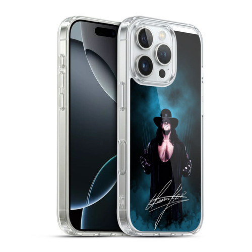 WWE The Undertaker Deadman Signature Soft Gel Case for Apple iPhone 16 Pro & MagSafe
