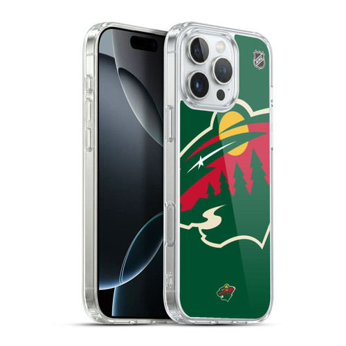 NHL Minnesota Wild Oversized Soft Gel Case for Apple iPhone 16 Pro Max & MagSafe