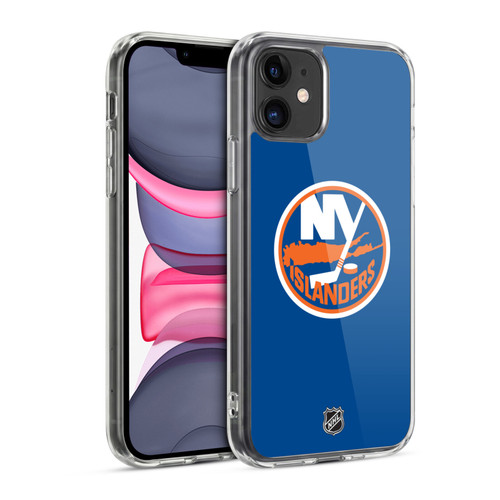 NHL New York Islanders Plain Soft Gel Case for Apple iPhone 11