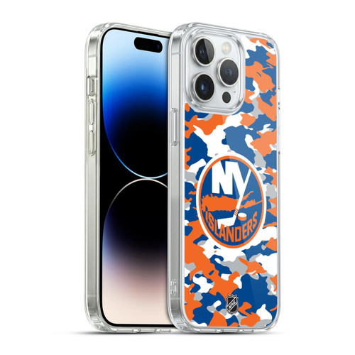 NHL New York Islanders Camouflage Soft Gel Case for Apple iPhone 14 Pro Max & MagSafe