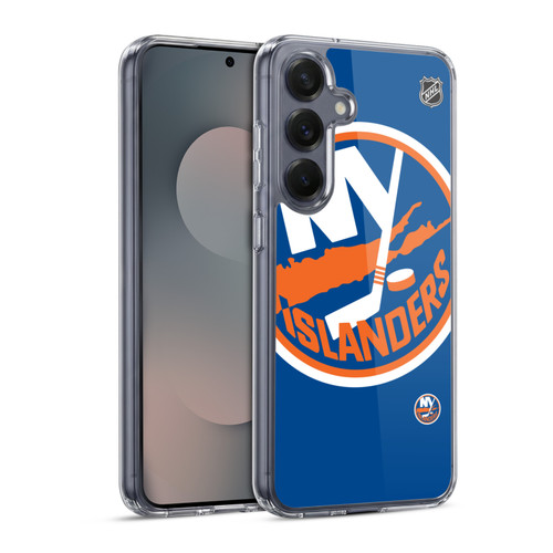 NHL New York Islanders Oversized Soft Gel Case for Samsung Galaxy S25 & MagSafe