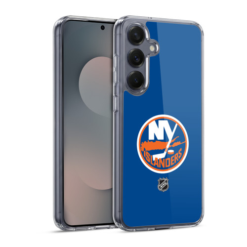 NHL New York Islanders Plain Soft Gel Case for Samsung Galaxy S25 & MagSafe