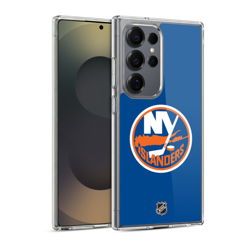 NHL New York Islanders Plain Soft Gel Case for Samsung Galaxy S25 Ultra & MagSafe