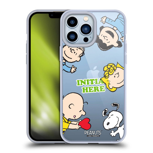 Custom Customised Personalised Peanuts Art Friends Soft Gel Case for Apple iPhone 13 Pro Max & MagSafe