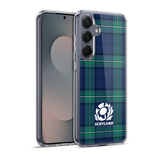 Scotland Rugby Logo 2 Tartans Soft Gel Case for Samsung Galaxy S25+ & MagSafe