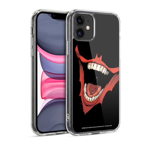 The Joker DC Comics Character Art Laugh Bat Logo Soft Gel Case for Apple iPhone 11