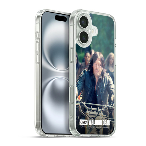 AMC The Walking Dead Daryl Dixon Bike Ride Soft Gel Case for Apple iPhone 16 Plus & MagSafe