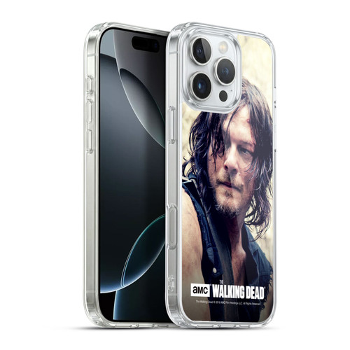 AMC The Walking Dead Daryl Dixon Half Body Soft Gel Case for Apple iPhone 16 Pro Max & MagSafe
