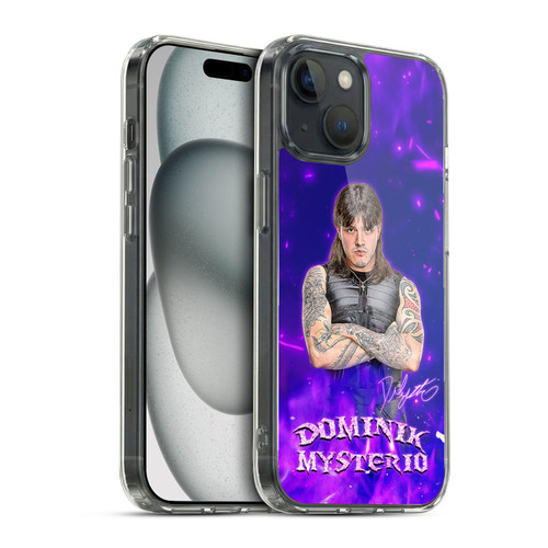 WWE Dominik Mysterio Portrait Soft Gel Case for Apple iPhone 15 & MagSafe