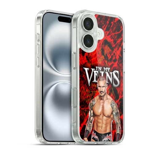 WWE Randy Orton In My Veins Soft Gel Case for Apple iPhone 16 & MagSafe